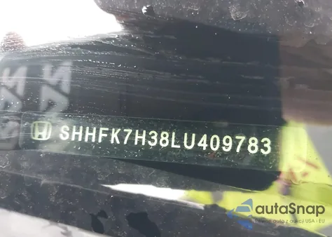 2020 Honda Civic Lx from USA, damaged, VIN SHHFK7H38LU409783